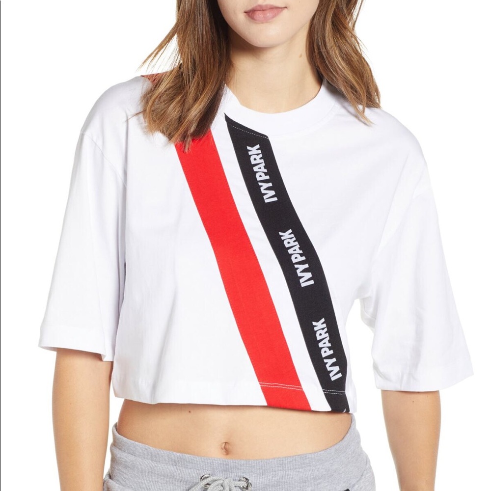 NWT Ivy Park Oversized Crop Top